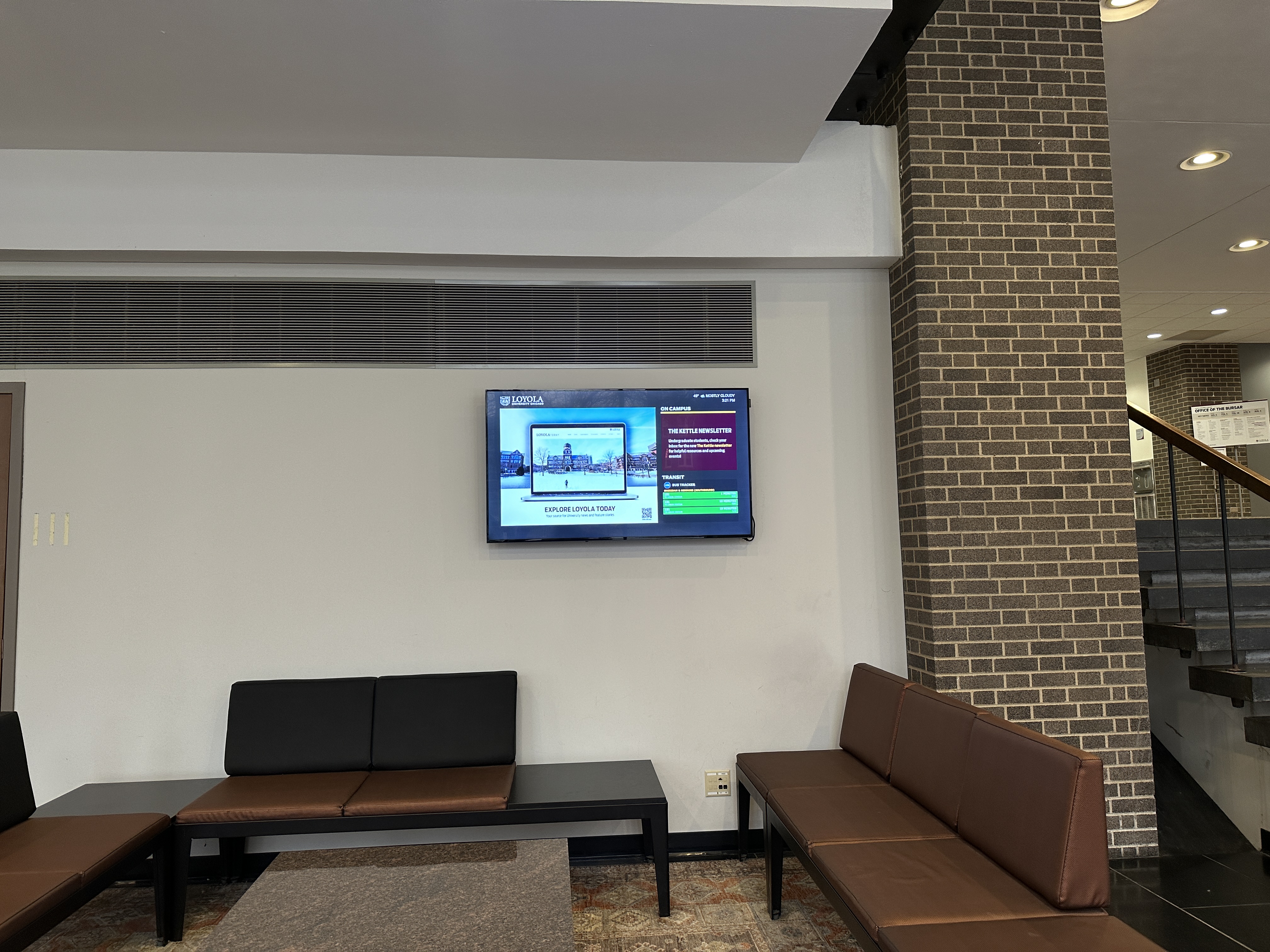 Sullivan Center Lobby Digital Signage
